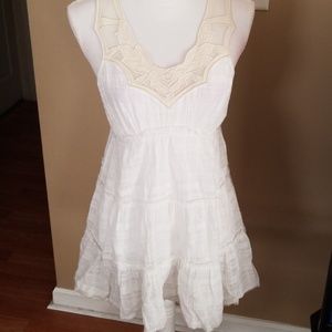 EUC Free People White Lace Top